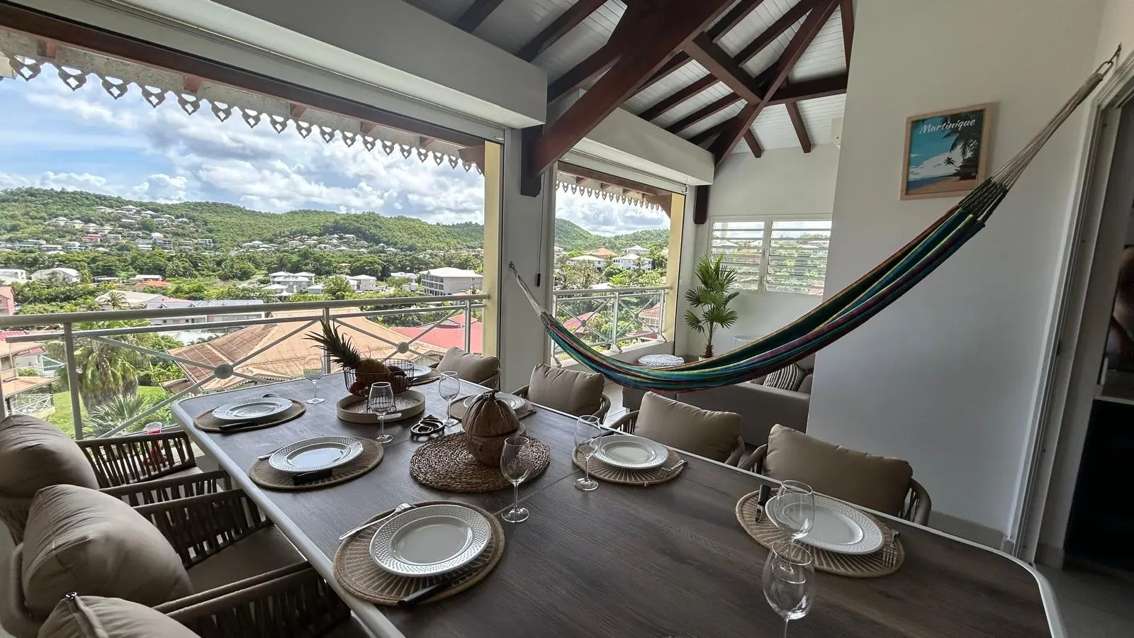 Appartement F4 Trois-Îlets – Terrasse et vue mer